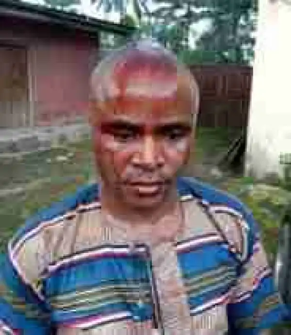 Woman Hits Her Unemployed Husband With a Log of Wood Over Food Argument  (Photos)